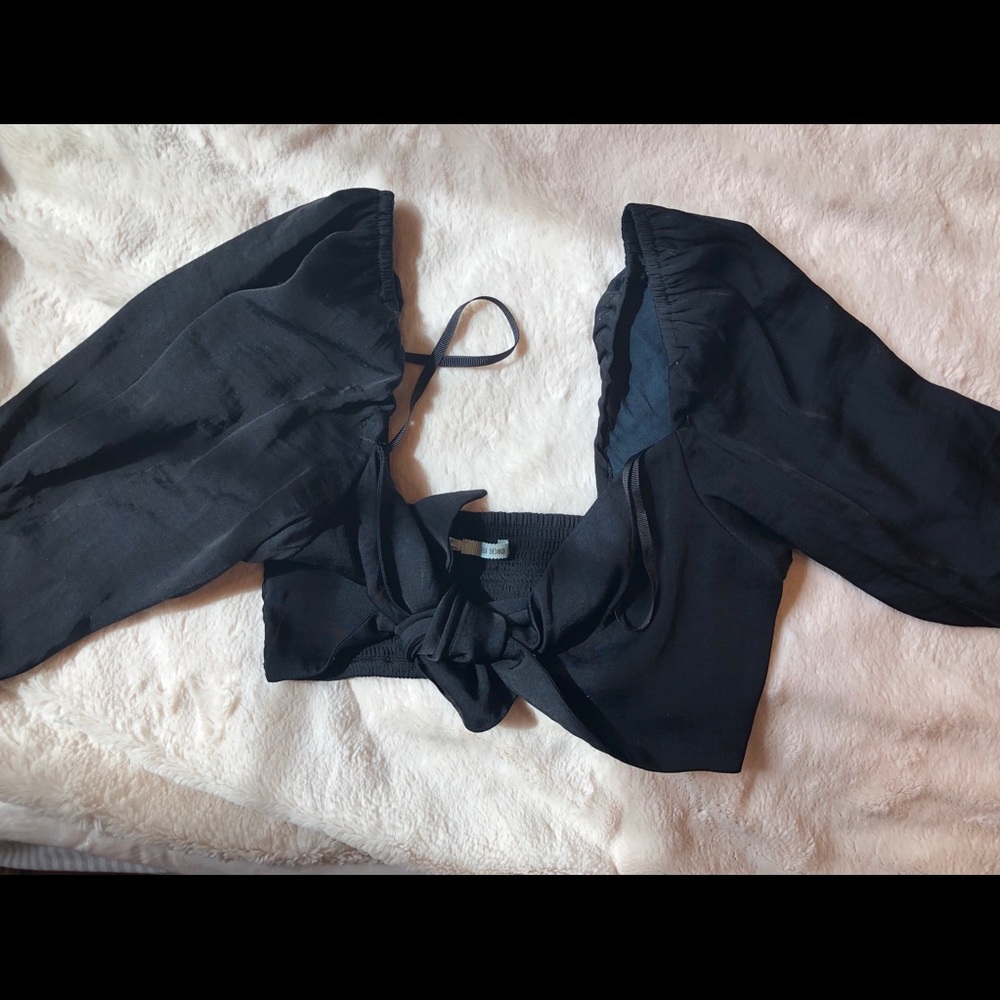 Front Tie Crop Top